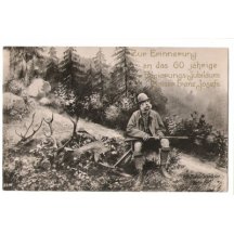 Franz Josef a jeho trofejní střílení jelena- k 60.narozeninám