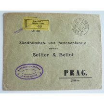 Sellier Bellot - mimořádná frankatura / Smyrna