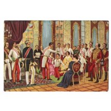 Požehnání synovi Franz Josefa do začátku vlády otcem