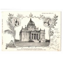 Postcard from Görlitz - Friedrich museum and emperor Wilhelm II.