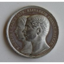 Medaile s Franz Josefem a císařovnou Elisabeth