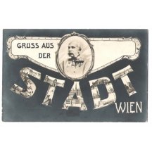 Portrét císaře Františka a pozdrav z Vídně