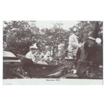 Císař Franz Josef na vyjížďce po Vídni