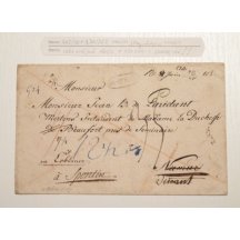 Dopis odeslaný do Rakouska 