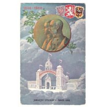 Císař Franz Joseph a jubilejní výstava v Praze, r.1908