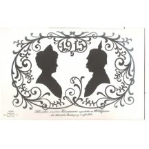 Tři mimořádné šernotisky pohlednic s císařem a císařovnou 