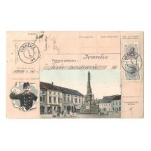 Ivancice - post man and stamps of Franz Joseph