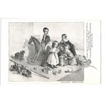 Franz Josef, Ferdinand Max, Carl Ludwig, Maria Pia při dětských hrách