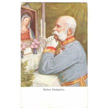 Franz Joseph before Virgin Mary