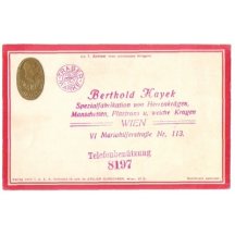 Lístek polní pošty F.J., tisková varianta (4), opisová varianta