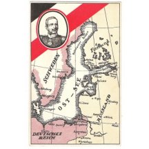 Emperor Wilhelmand map of northern Europe