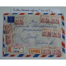 Měnová reforma - první den 1.VI. 1953 - vzácné RR!