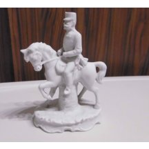 František Josef I. na koni- biskvit