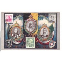 Trojportrét + známky (Rakousko, Německo a Itálie), 2.varianta