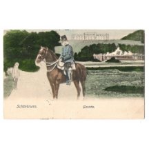 Emperor Franz Joseph on horse , Vienna