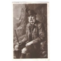 Malovaná varianta Franz Josefa, odpočívající po lovu (2), tmavá verze