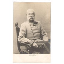 Franz Joseph sitting in work chair