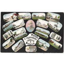 Pozdrav z vojenského tábora u Benátek - portrét císaře Františka Josefa