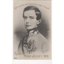 Mladý císař Franz Josef I. při nástupu do vlády, 1848