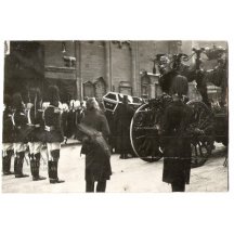 Umisťování pozůstatků Franz Josefa na smuteční kočár