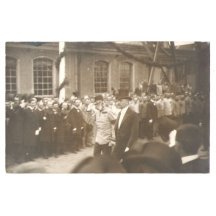 Franz Josef ve Škodových závodech, vzácné foto