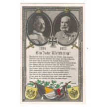 Franz Josef a Wilhelm s psaním o jednoleté válce