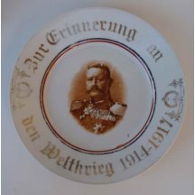 Maršál Hindenburg - talíř k upomínce let 1914 - 1917