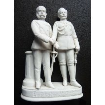 Patriotické sousoší císařů - Franz Josef a Wilhelm 