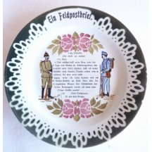 Talíř - dopis z vojny