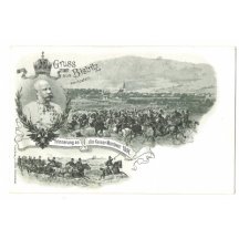 Císař Franz Joseph a pozdrav z Bistritzu u Hosteinu