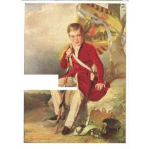 Young Franz Joseph next to the tree