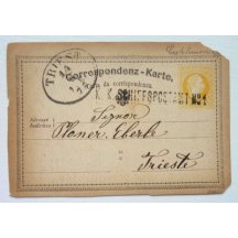 Celina 1869 - 2 kreuzer / razítko lodní pošty - RRR mimořádnost