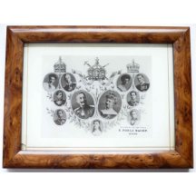 Malý obrázek s celou rodinou císaře Viléma I.