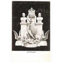 Soška s bustami Franz Josefa a Wilhelma