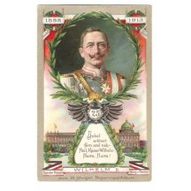 Pohlednice k 25. výročí vlády Wilhelma II