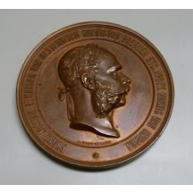 Bronzová medaile císaře Františka Josefa