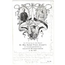 Franz Josef a Wilhelm, s našim korunním princem, 2. verze