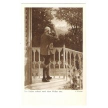 Císař František sleduje počasí dalekohledem