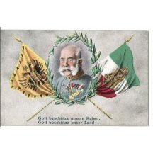 Symbols of Hungaria with color portrait