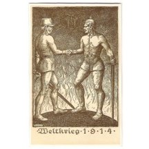 Stojící Franz Josef s Wilhelmem