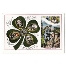 Čtyřportrét: panovníci zobrazeni ve čtyřlístku