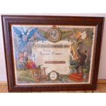 Vojenský veteránský spolek - darovací dekret / mimořádné