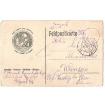 Franz Josef se modlí za úspěch rakouských vojsk- bez orámování