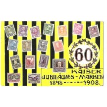 Pohlednice s jubilejní sérií známek F.J. (3)