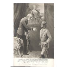 Franz Josef předává Wilhelmovi vyznamenání