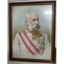 Novodobá kopie portrétu Františka Josefa 