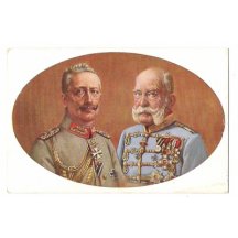 František Josef a Vilém v oválném vyobrazení