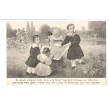 Franz Josef I. při dětské hře