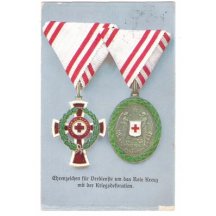 Červený kříž - dvakrát řád za mimořádné služby