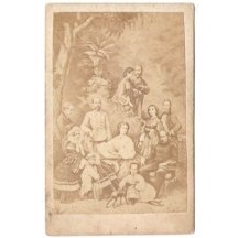 Společné rodinné deskové foto 